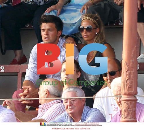 Katie Price Watches Bullfight with Boyfriend