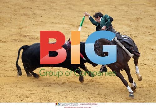 Katie Price and boyfriend at bullfight