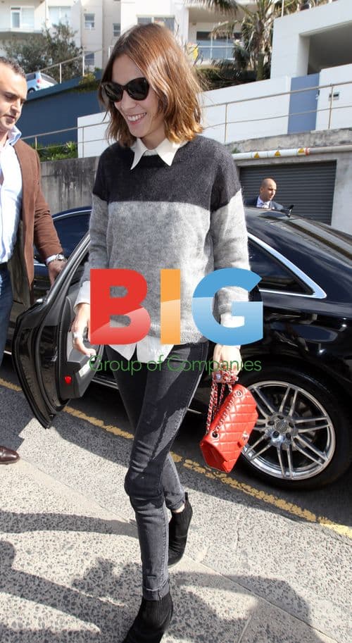 Alexa Chung Arrives at Bondi Iceberg, Sydney