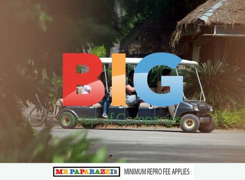 Dannii Minogue and Kris Smith Ride Elephants