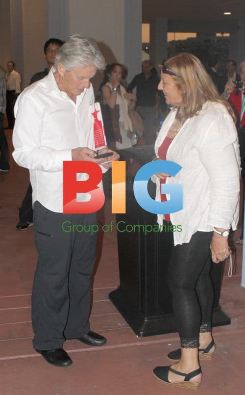 Michael Douglas and Catherine Zeta-Jones at Art Basel Miami