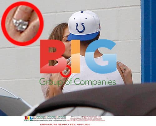 Jennifer Lopez and Casper Smart Affectionate During Dance Rehearsal