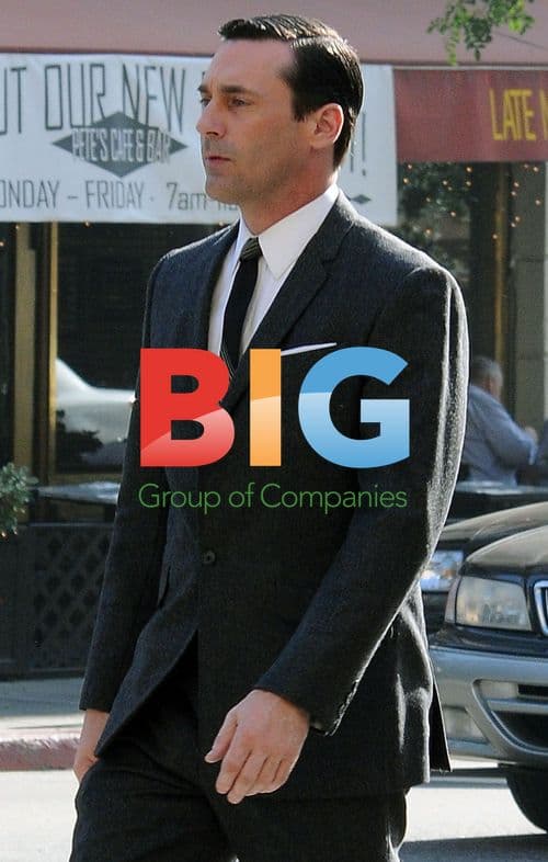 Jon Hamm on 'Mad Men' set