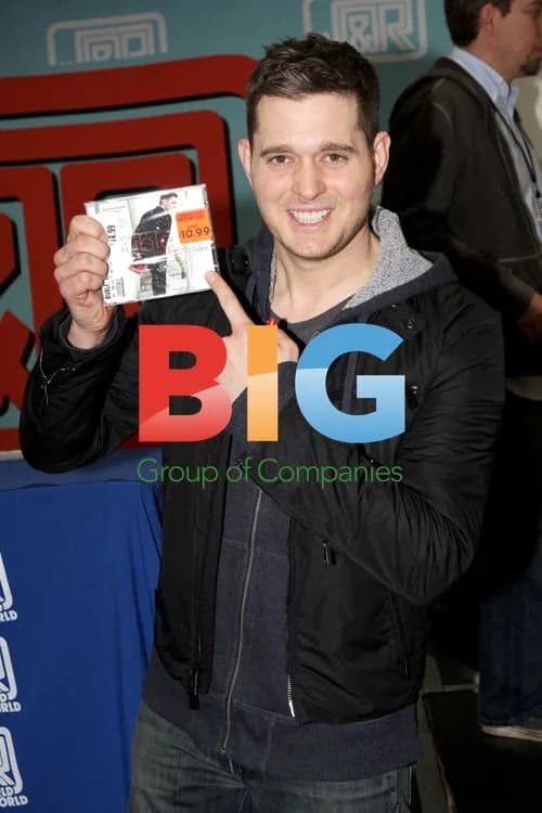 Michael Buble signs autographs in NYC