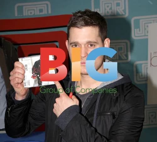 Michael Buble Signs Autographs