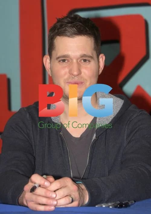 Michael Buble Signing Autographs