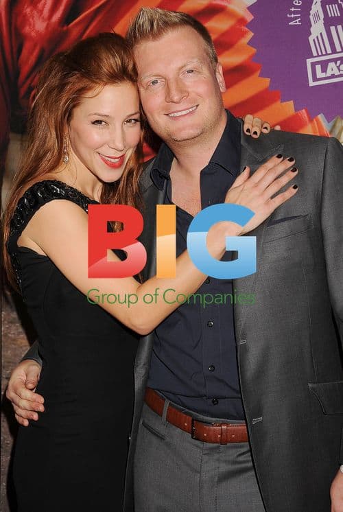 Becky Baeling and Kris Lythgoe at 'A Snow White Christmas' Gala