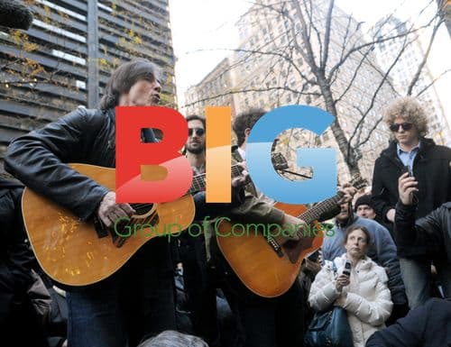 Browne Performs for Occupy Wall Street