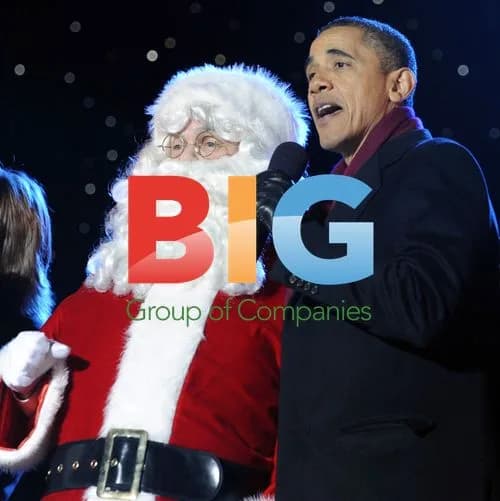 Obama Family at National Christmas Tree Lighting