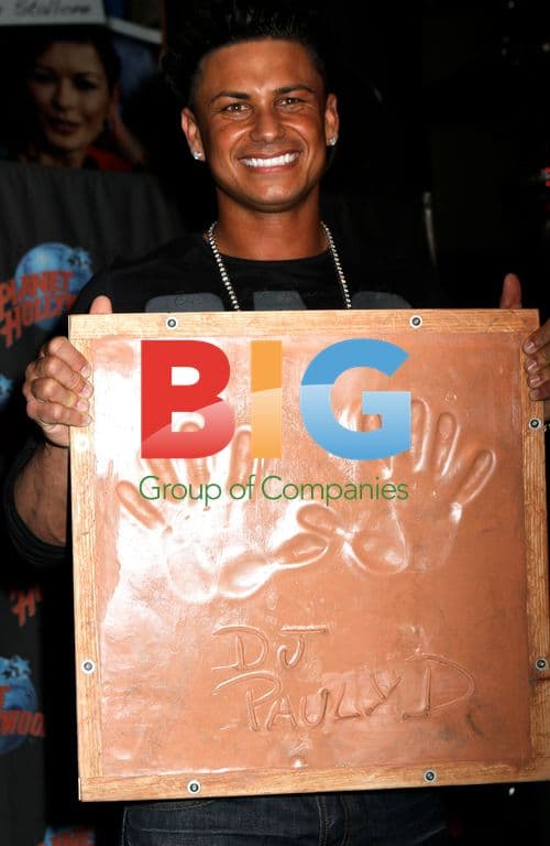 Pauly D Handprints at Planet Hollywood