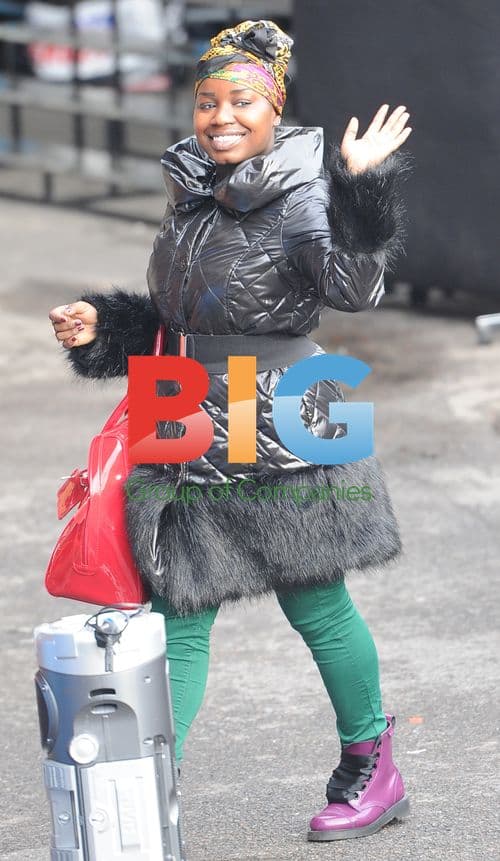 Misha B Arrives for X Factor Rehearsals