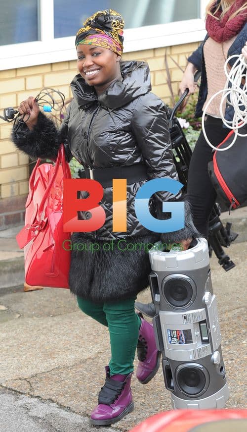 Misha B Arrives for X Factor Rehearsals