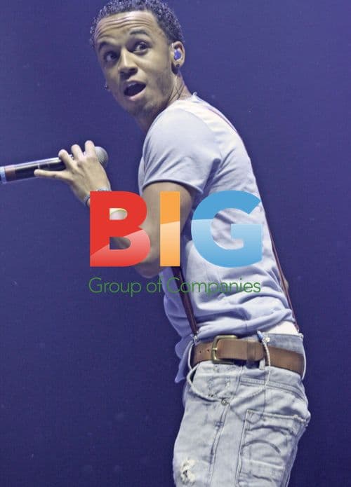 Aston from JLS performs at Radio City Live concert