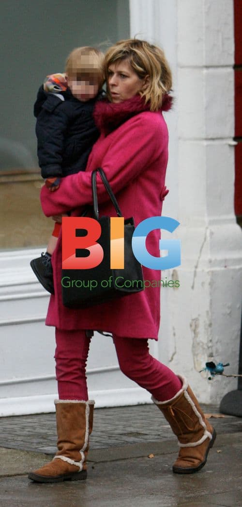 Kate Garraway with children in Primrose Hill