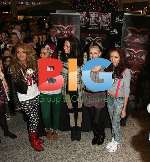Little Mix and Tulisa at Liberty Shopping Centre