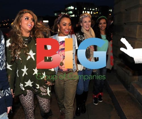 Little Mix and Tulisa at X Factor Hometown Gig