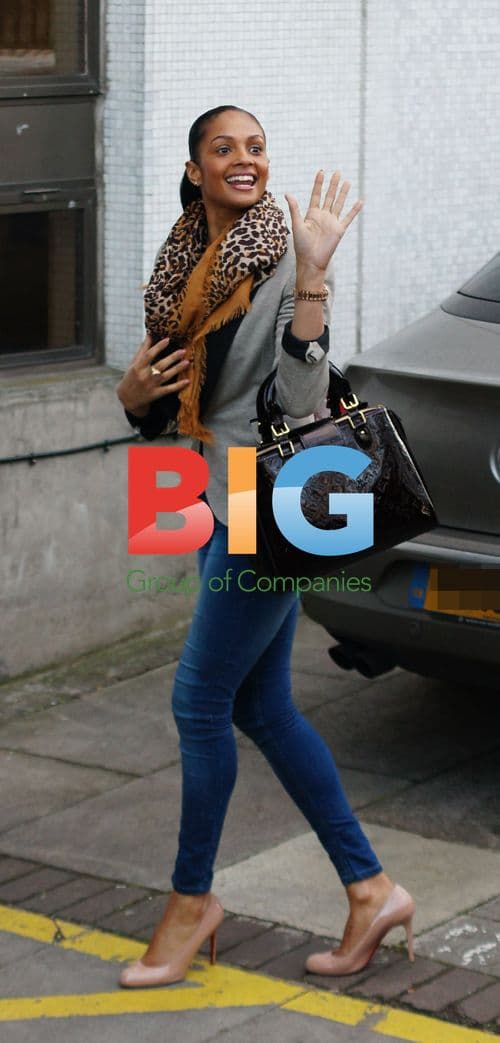 Alesha Dixon Greets Fans at ITV Studios