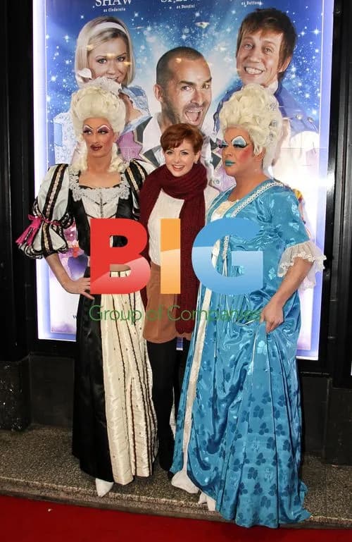 Celebs at Cinderella Panto Press Night