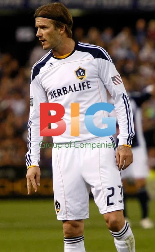 David Beckham Wins Man of the Match Trophy