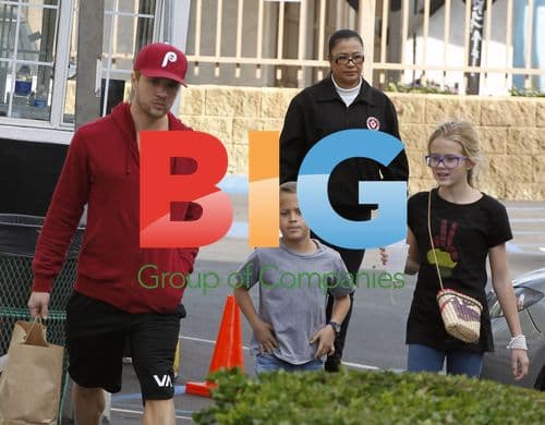 Ryan Phillippe with Kids in LA