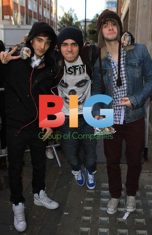 The Wanted Leave Radio One Studios