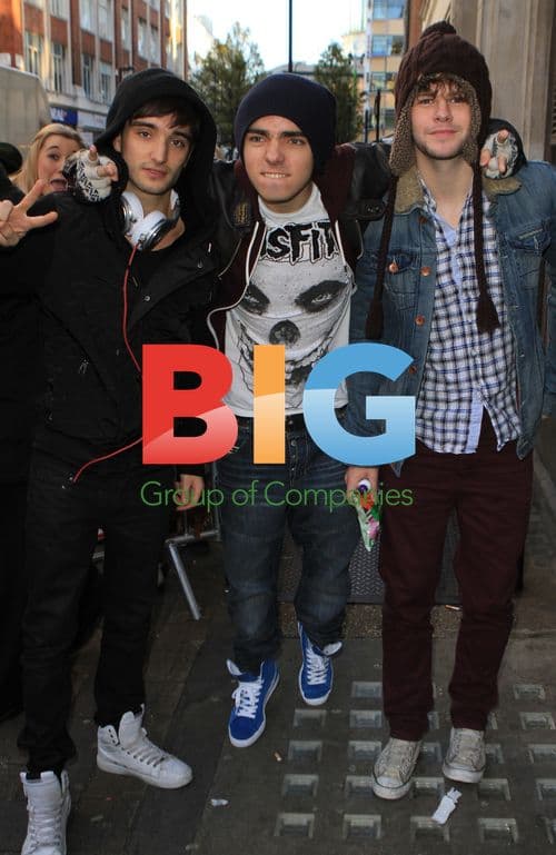 The Wanted Leaving Radio One Studios