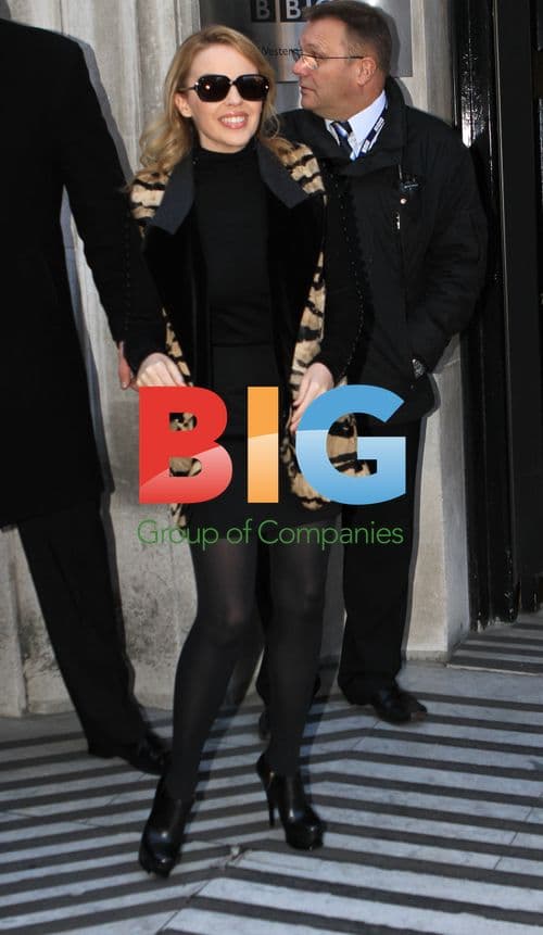 Kylie Minogue Meets Fans at BBC Radio Two Studios