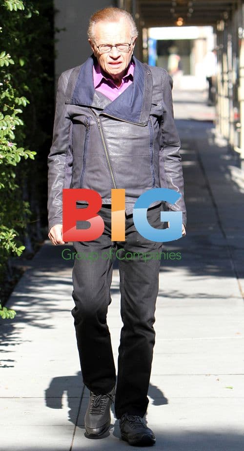 Larry King spotted in LA