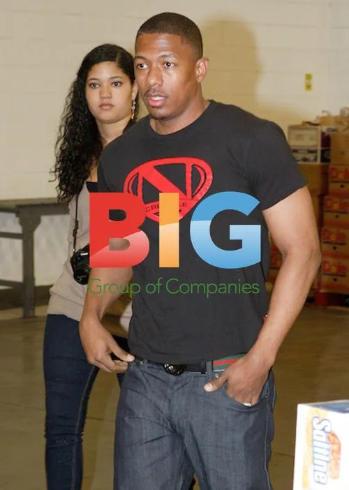 Nick Cannon Volunteers at LA Food Bank