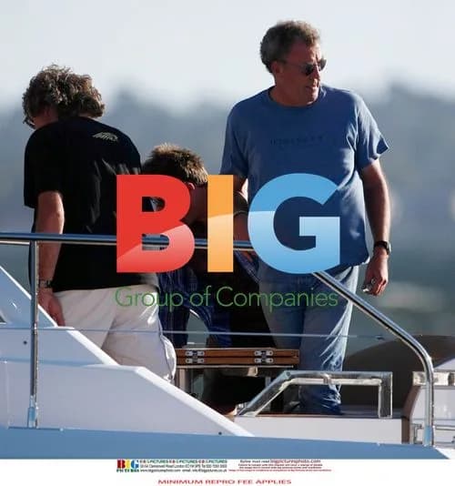 Clarkson and May on Powerboat in Perth