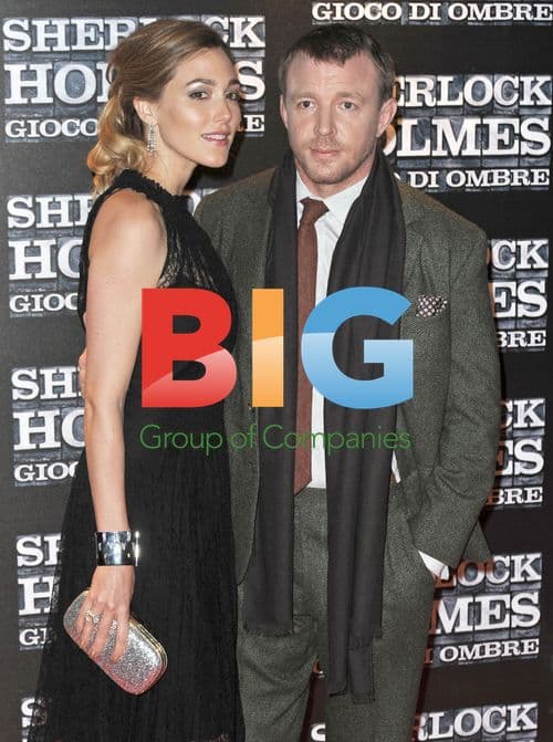 Guy Ritchie and Jacqui Ainsley at Sherlock Holmes Premiere