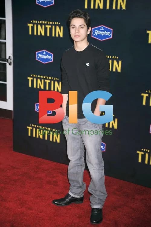 Jake T. Austin at 'The Adventures of TinTin' Premiere