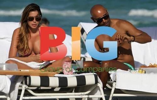 Aida Yespica with son, ex-husband in Miami