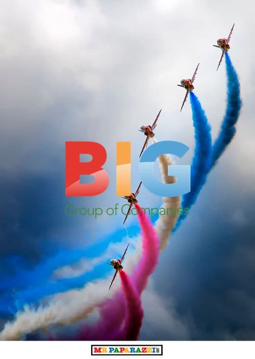 Red Arrows Aerobatics Team in UK