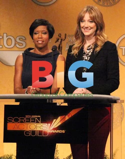 Regina King and Judy Greer presenting SAG Awards