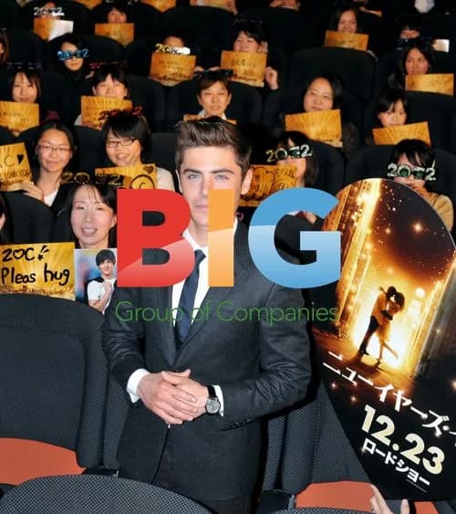 Zac Efron at New Year's Eve premiere in Tokyo