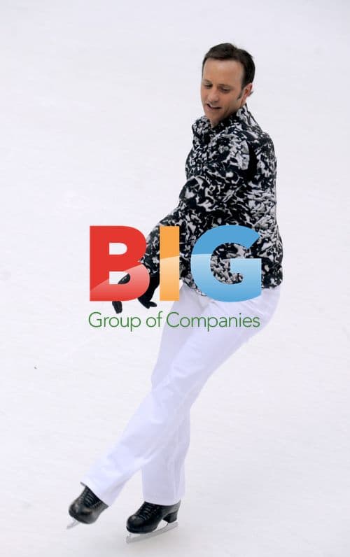 Brian Boitano Skating at Rockefeller Center