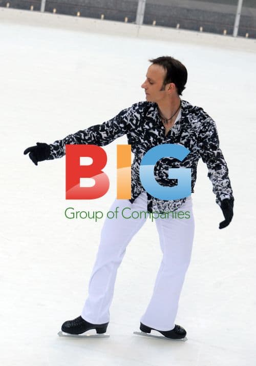 Brian Boitano Skating at Rockefeller Center