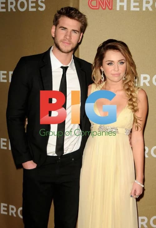 Liam Hemsworth and Miley Cyrus at 2011 CNN Heroes Tribute