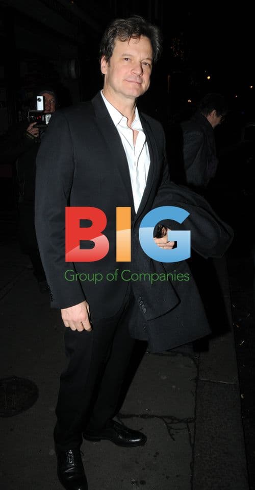 Gary Oldman and Colin Firth at Babbo restaurant