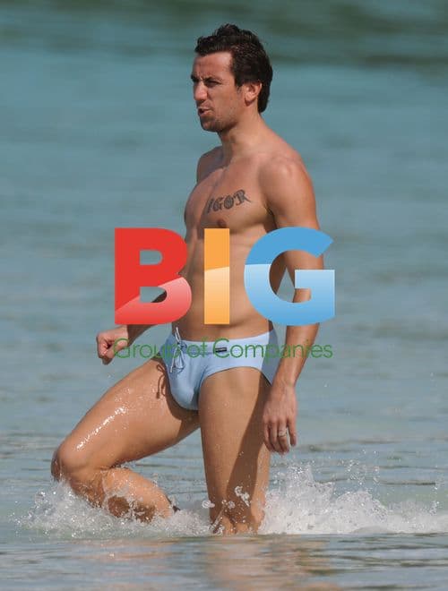 Darijo Srna and wife on Caribbean holiday