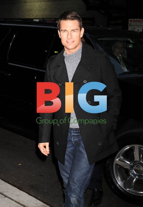 Tom Cruise at Late Show Taping