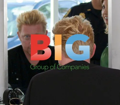 Boris Becker at Miami Hair Salon