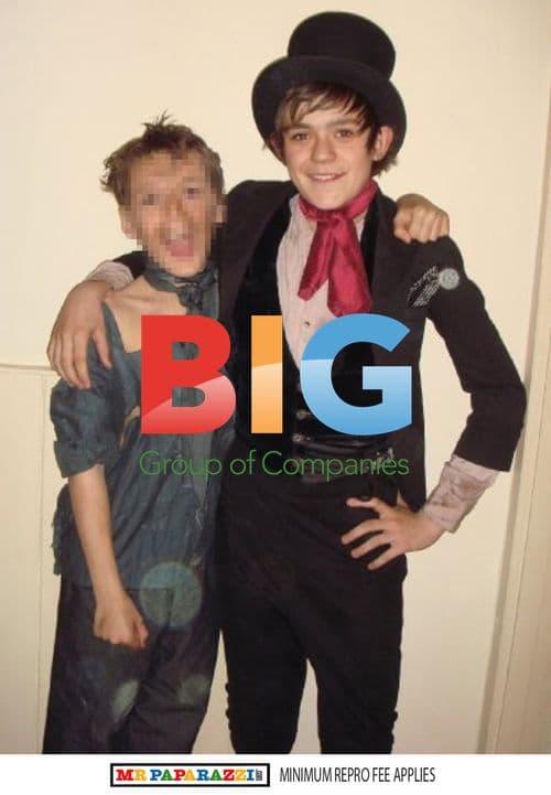 Frankie Cocozza Backstage in 'Oliver'