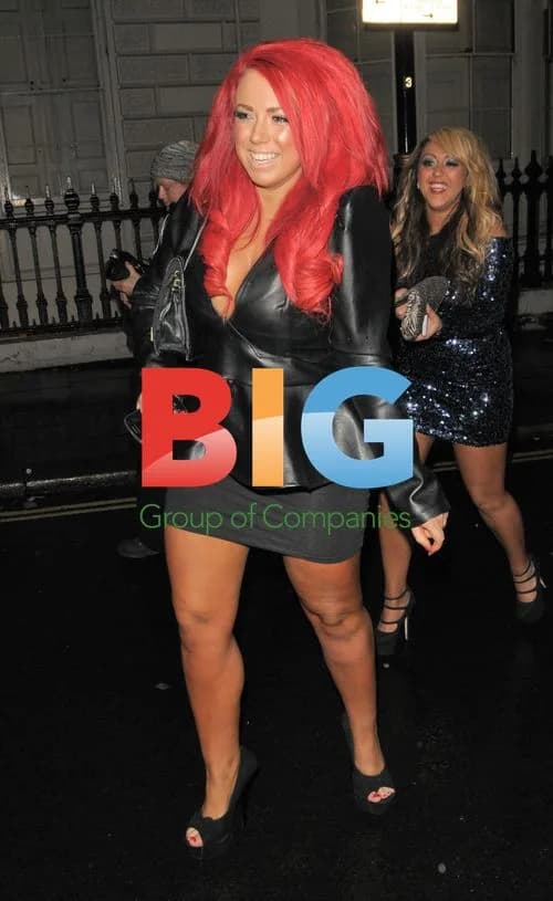 Holly Hagan and Charlotte Letitia Crosby out in London