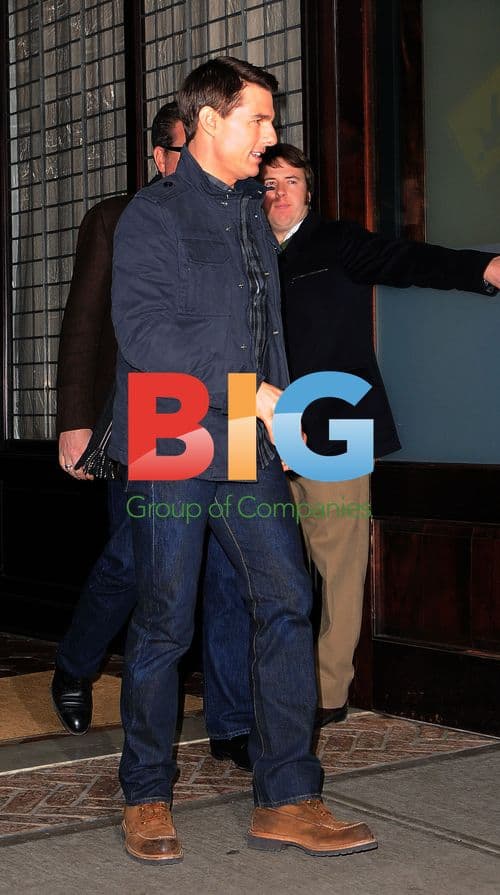 Tom Cruise Leaving Hotel in New York