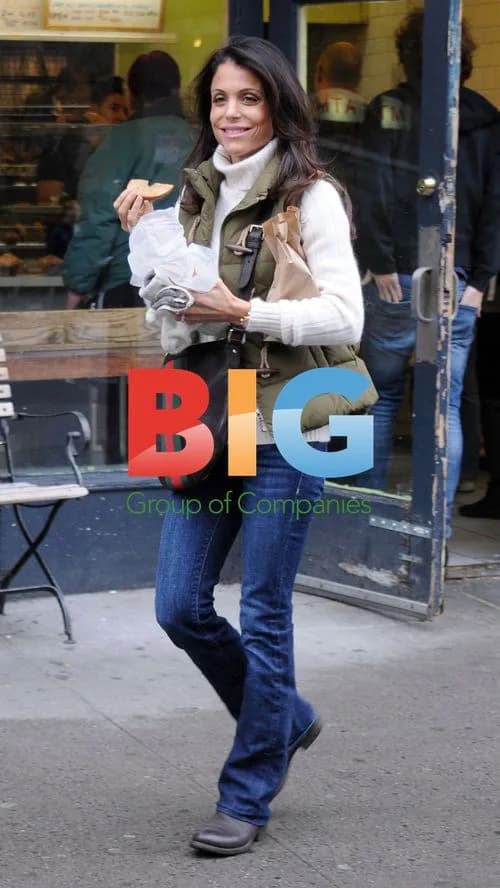 Bethenny Frankel at Bagel Store