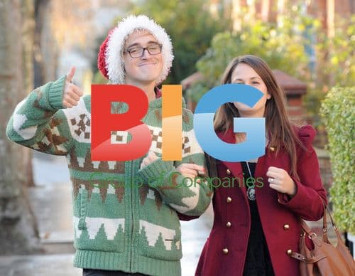 Tom Fletcher at Fearne Cotton's Christmas party