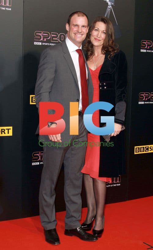 Andrew Strauss and Wife at BBC Sports Personality of the Year 2011