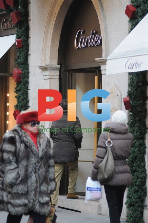 Fabio Capello out in Milan, Italy